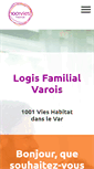 Mobile Screenshot of logisfamilialvarois.fr