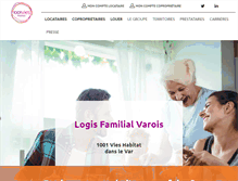 Tablet Screenshot of logisfamilialvarois.fr